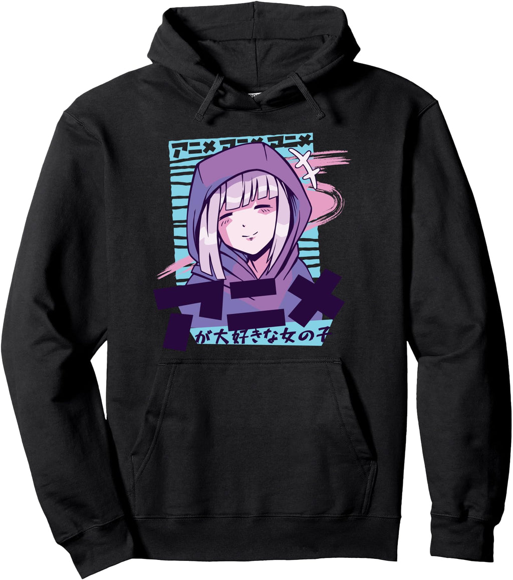 Anime Gifts Teen Just Who Loves Anime Hoodie - Graphic Print Unisex - T-Shirt, Sweatshirt, Hoodie