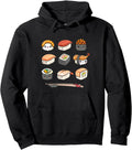 Original Happy Sushi Anime Kawaii Set Sweatshirt - Novelty Apparel Unisex - T-Shirt, Sweatshirt, Hoodie