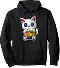 Authentic Kawaii Ramen Cat Japanese T-Shirt - Aesthetic Graphic Men Women - T-Shirt, Sweatshirt, Hoodie