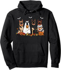 Ghost German Shepherd Halloween Sweatshirt - Fun Novelty Design Men Women - T-Shirt, Sweatshirt, Hoodie