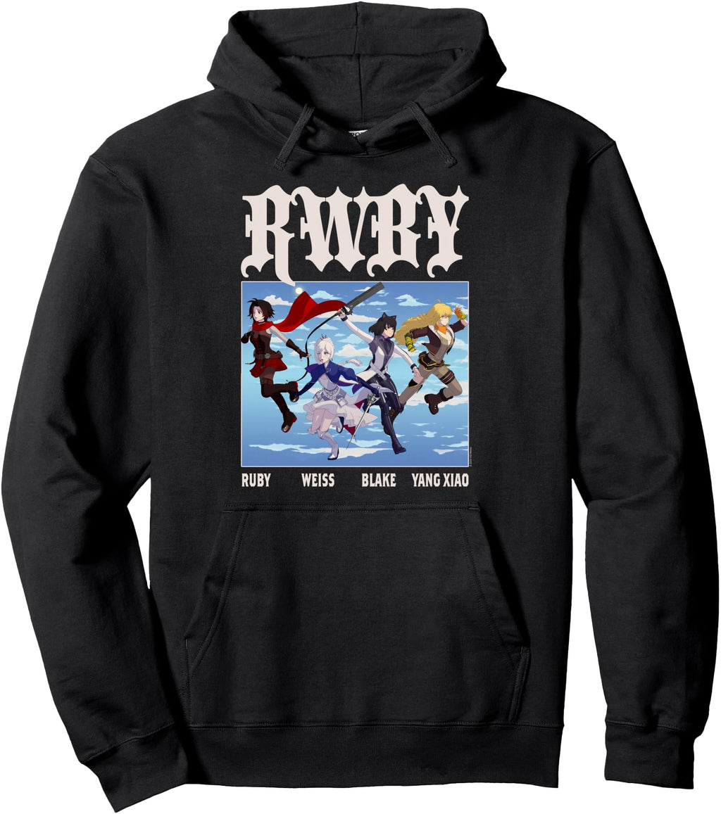 Authentic Rwby Character Group Action T-Shirt - Custom Art Print Unisex - T-Shirt, Sweatshirt, Hoodie