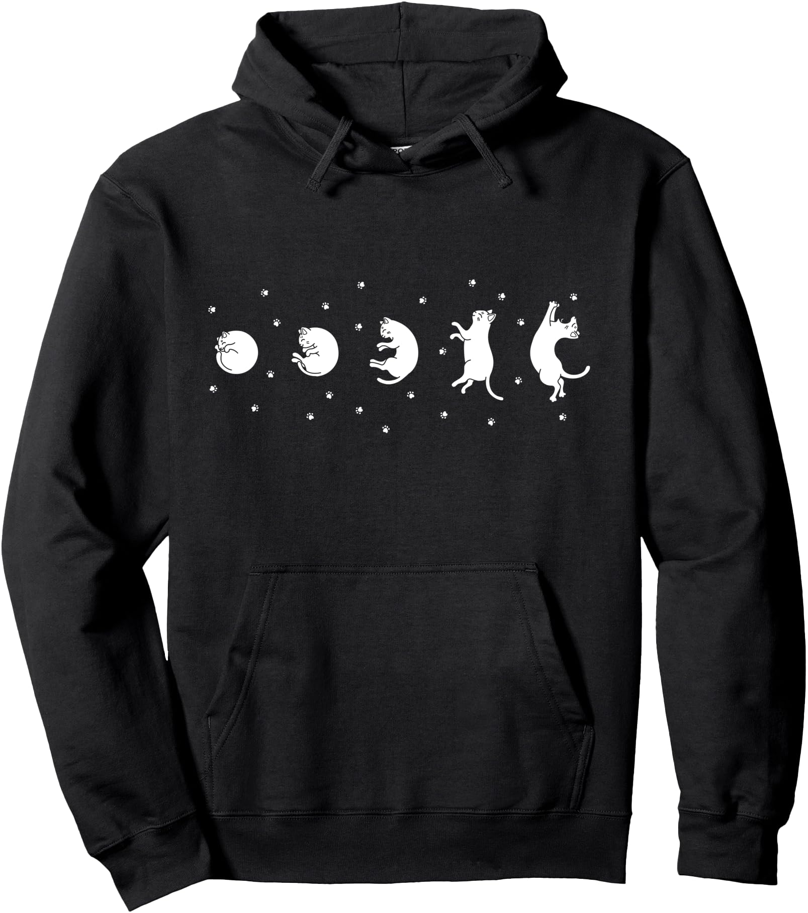 Original Iconka Phases Cat Moon T-Shirt - Fun Novelty Design Men Women - T-Shirt, Sweatshirt, Hoodie