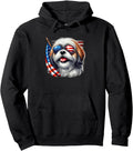 Authentic American Usa Flag Shih Tzu T-Shirt - Graphic Print Men Women - T-Shirt, Sweatshirt, Hoodie