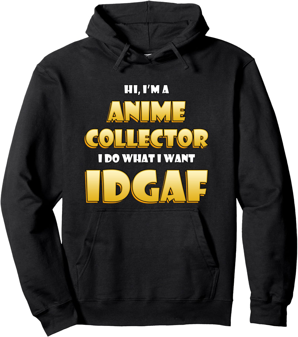 Exclusive Anime Collector Costume Hoodie - Minimalist Print for Adults - T-Shirt, Sweatshirt, Hoodie