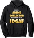 Exclusive Anime Collector Costume Hoodie - Minimalist Print for Adults - T-Shirt, Sweatshirt, Hoodie