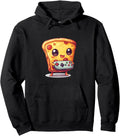 Handcrafted Gamer Pizza Video Gaming Hoodie - Unique Graphic for Adults - T-Shirt, Sweatshirt, Hoodie