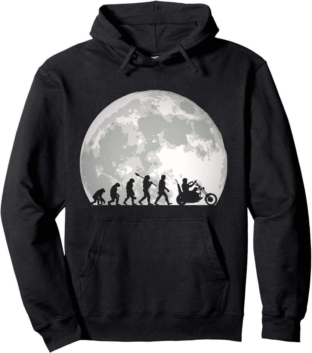 Motorcycle Evolution Chopper Biker T-Shirt - Casual Everyday Wear Unisex - T-Shirt, Sweatshirt, Hoodie