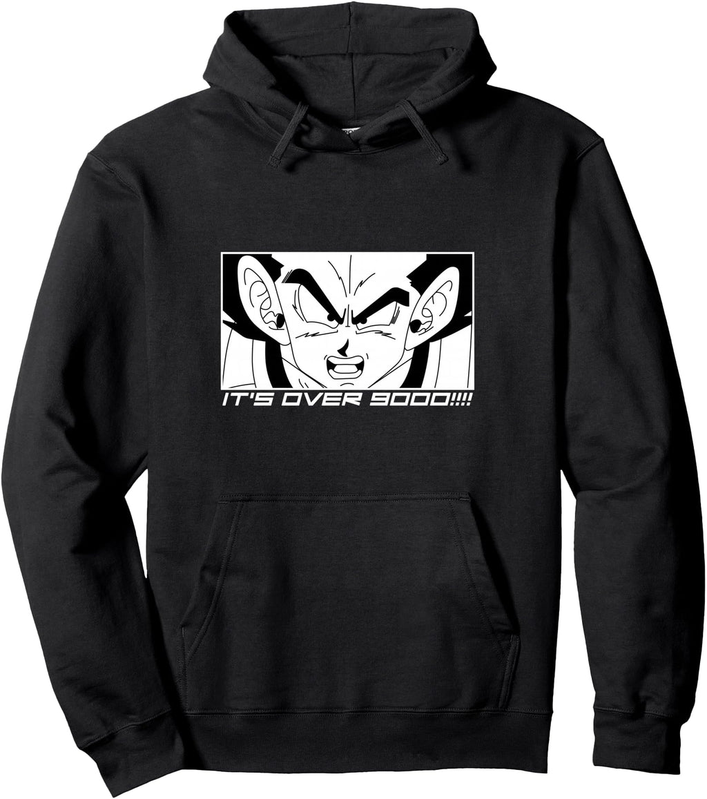 Authentic It S Over 9000 Anime Manga Hoodie - Unique Graphic for Adults - T-Shirt, Sweatshirt, Hoodie