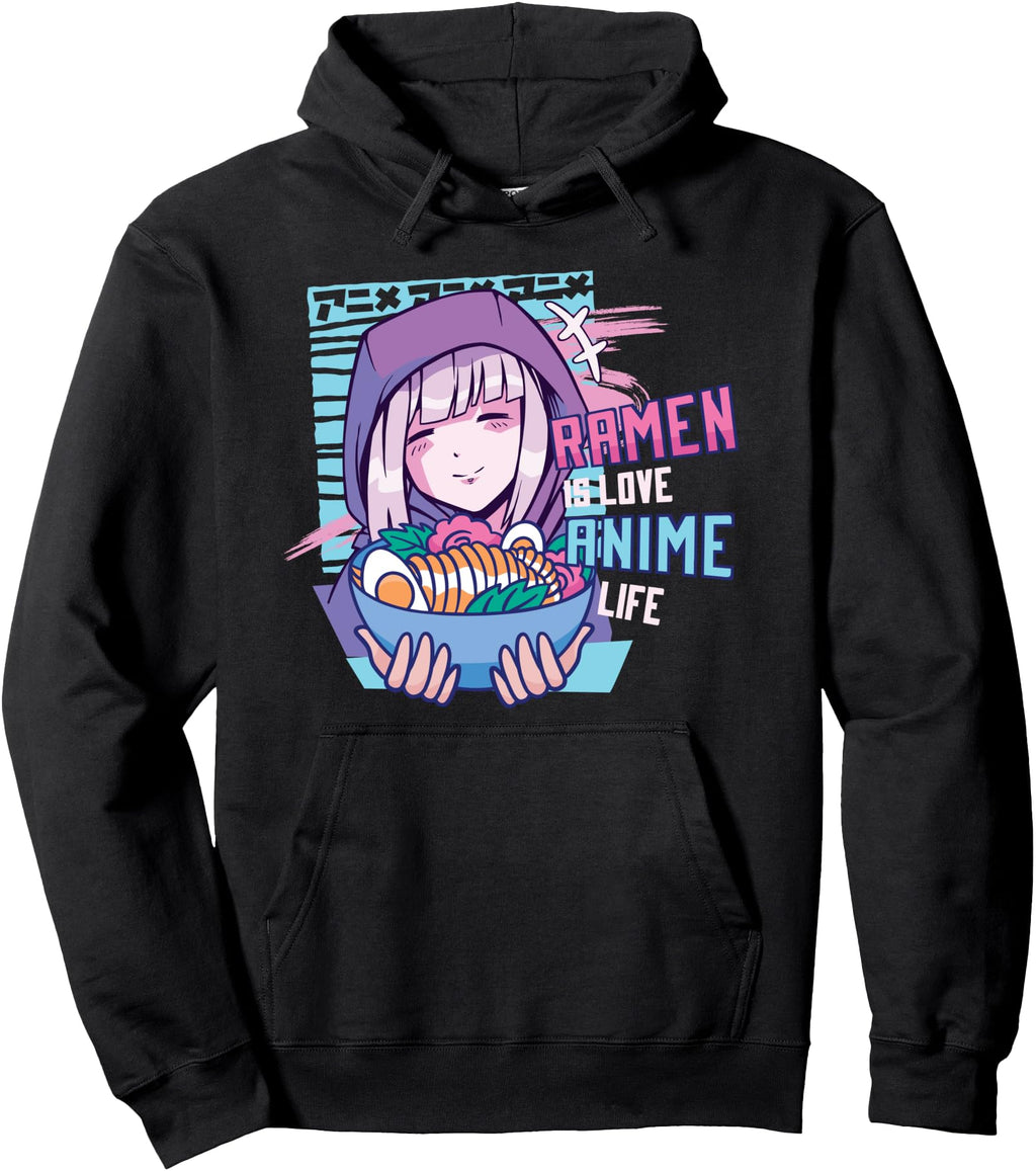 Exclusive Ramen Love Anime Is Life T-Shirt - Fun Novelty Design Men Women - T-Shirt, Sweatshirt, Hoodie
