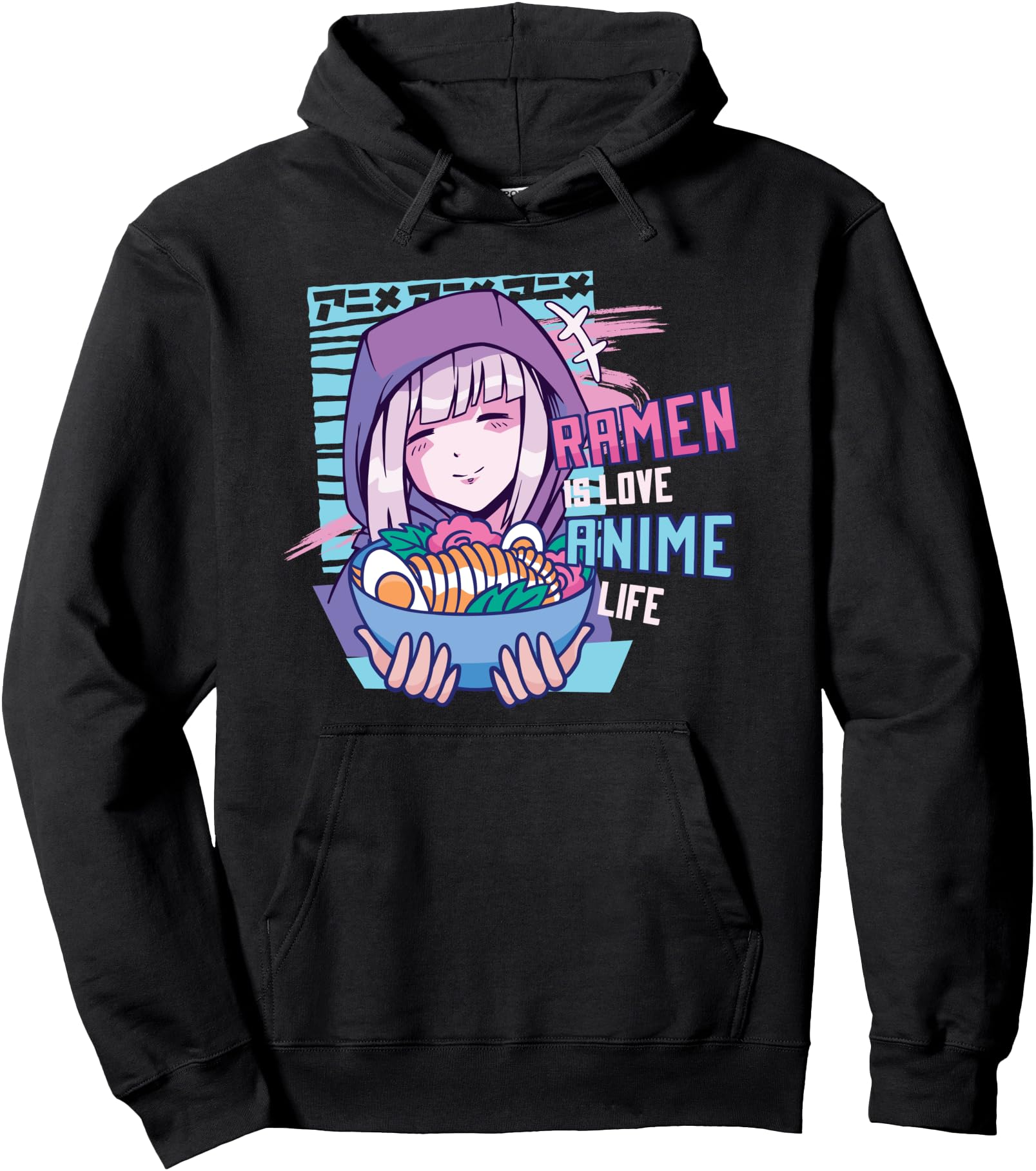 Exclusive Ramen Love Anime Is Life T-Shirt - Fun Novelty Design Men Women - T-Shirt, Sweatshirt, Hoodie