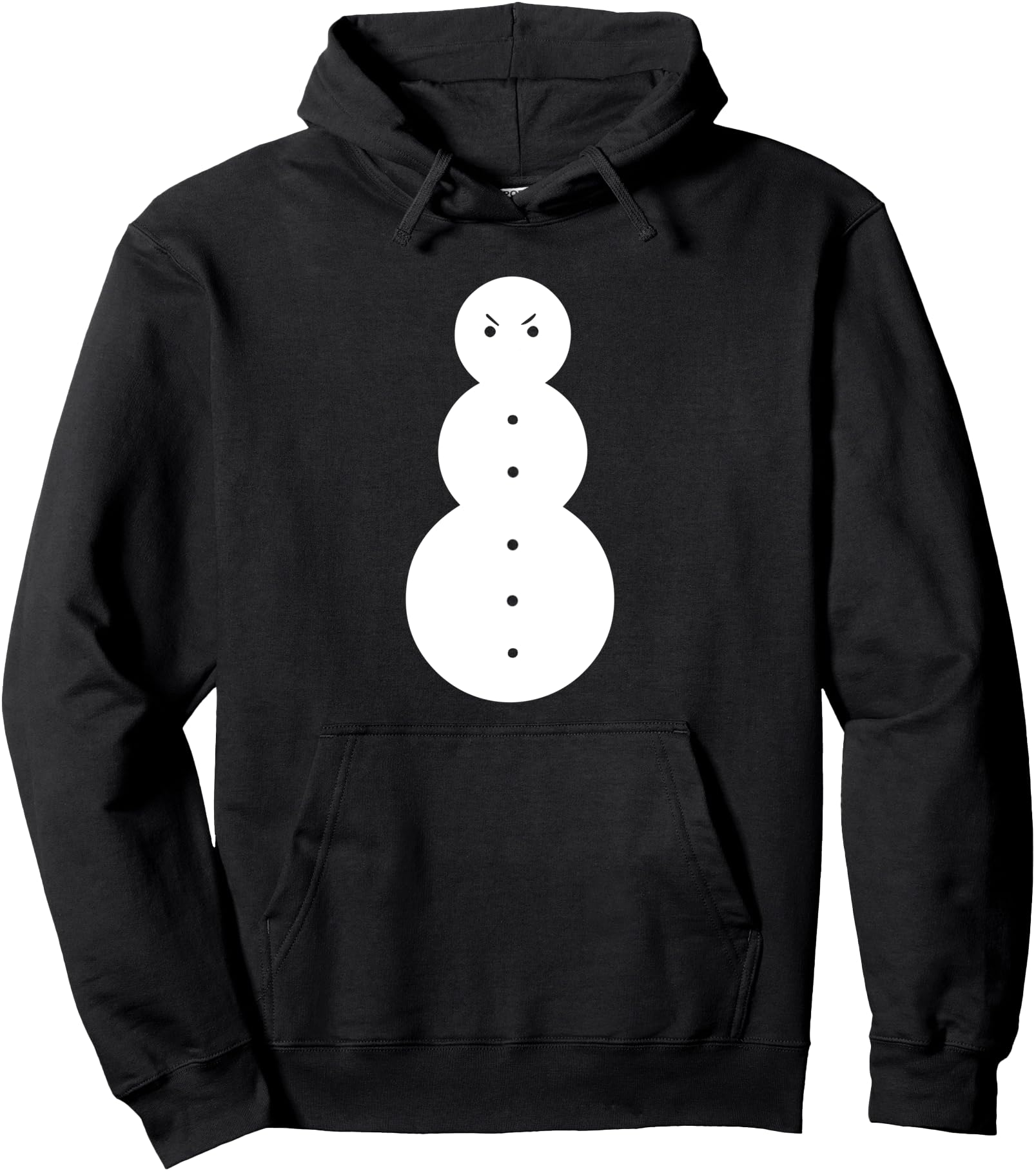 Handcrafted Jeezy Snowman Angry Snowman Hoodie - Trendy Graphic Unisex - T-Shirt, Sweatshirt, Hoodie