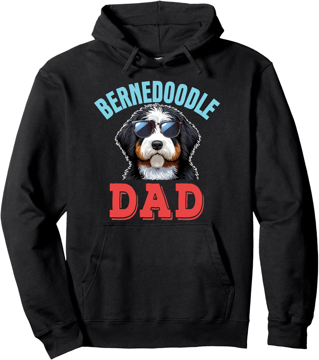Exclusive Bernedoodle Dad Sweatshirt - Casual Everyday Wear Men Women - T-Shirt, Sweatshirt, Hoodie
