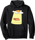 Authentic Egg And Bacon Breakfast Ufo Alien Hoodie - Graphic Print Unisex - T-Shirt, Sweatshirt, Hoodie