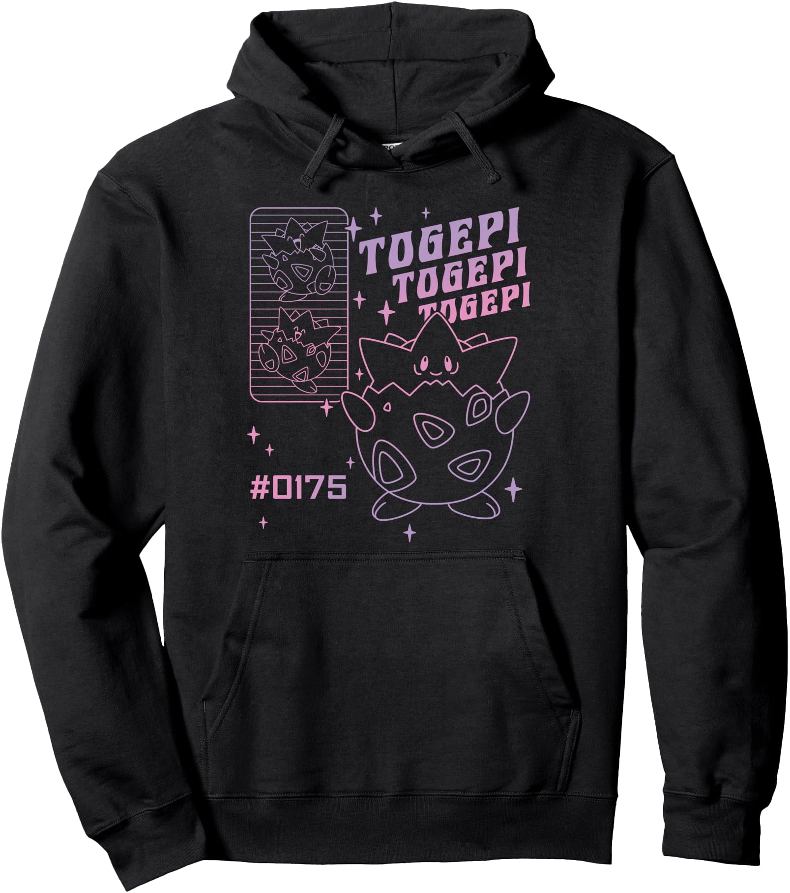 Original Pok Mon Togepi Gradient Sweatshirt - Unique Graphic for Adults - T-Shirt, Sweatshirt, Hoodie