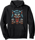 Scary Halloween Party Costume Angry Hoodie - Trendy Graphic Unisex - T-Shirt, Sweatshirt, Hoodie