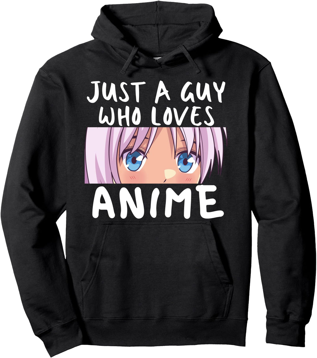 Authentic Anime Weeb Teen Just Guy T-Shirt - Minimalist Print Men Women - T-Shirt, Sweatshirt, Hoodie