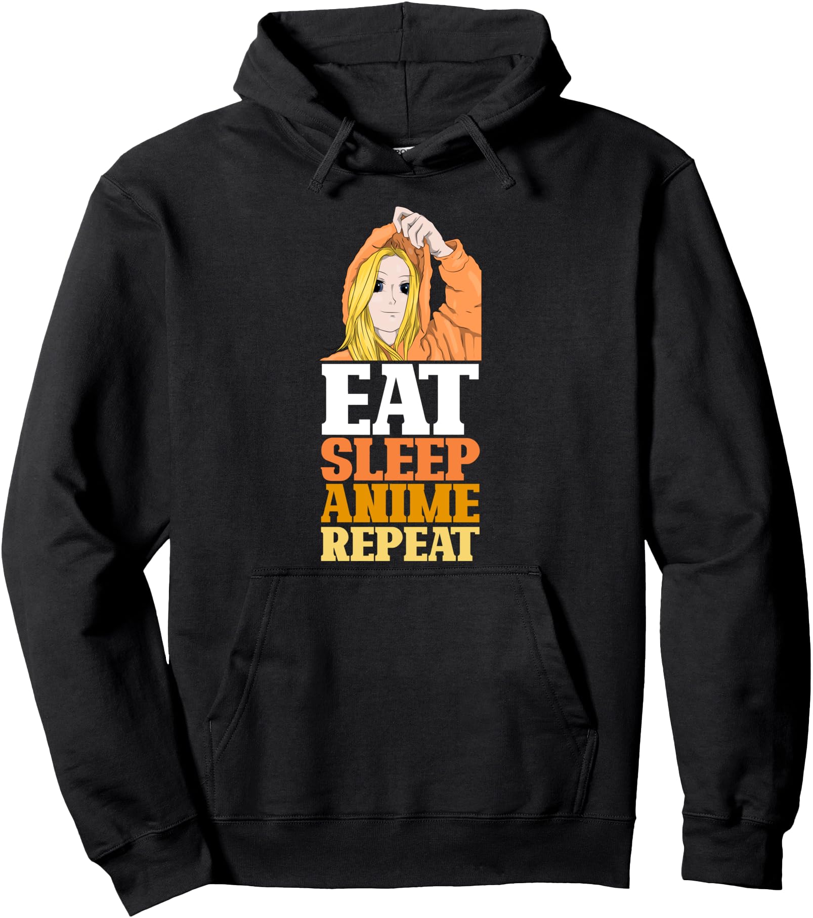 Handcrafted Eat Sleep Anime Repeat T-Shirt - Unique Graphic Unisex - T-Shirt, Sweatshirt, Hoodie