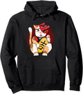 Kawaii Maneki Neko Art Lucky Cat Sweatshirt - Custom Art Print Men Women - T-Shirt, Sweatshirt, Hoodie