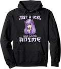 Exclusive Just Who Loves Anime Teen Sweatshirt - Trendy Graphic Men Women - T-Shirt, Sweatshirt, Hoodie