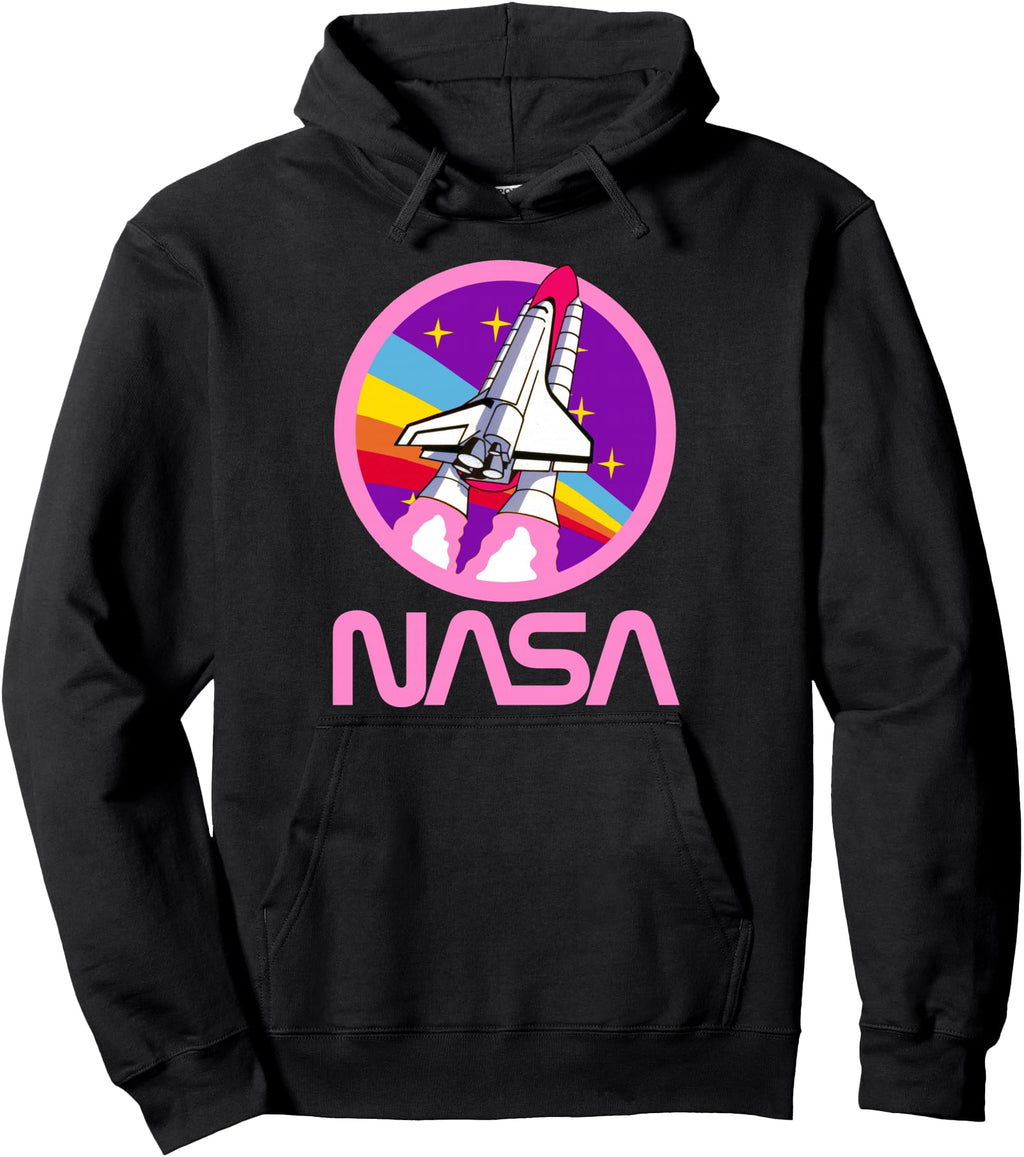Authentic Nerdy Nasa Rainbow Rocket T-Shirt - Fun Novelty Design Unisex - T-Shirt, Sweatshirt, Hoodie