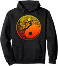 Exclusive Yin Yang Bonsai Tree Hoodie - Minimalist Print Men Women - T-Shirt, Sweatshirt, Hoodie