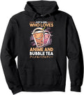 Just Who Loves Anime And Bubble Sweatshirt - Fun Novelty Design for Adults - T-Shirt, Sweatshirt, Hoodie