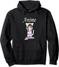 Handcrafted Chibi Cat Anime Sweatshirt - Aesthetic Graphic for Adults - T-Shirt, Sweatshirt, Hoodie