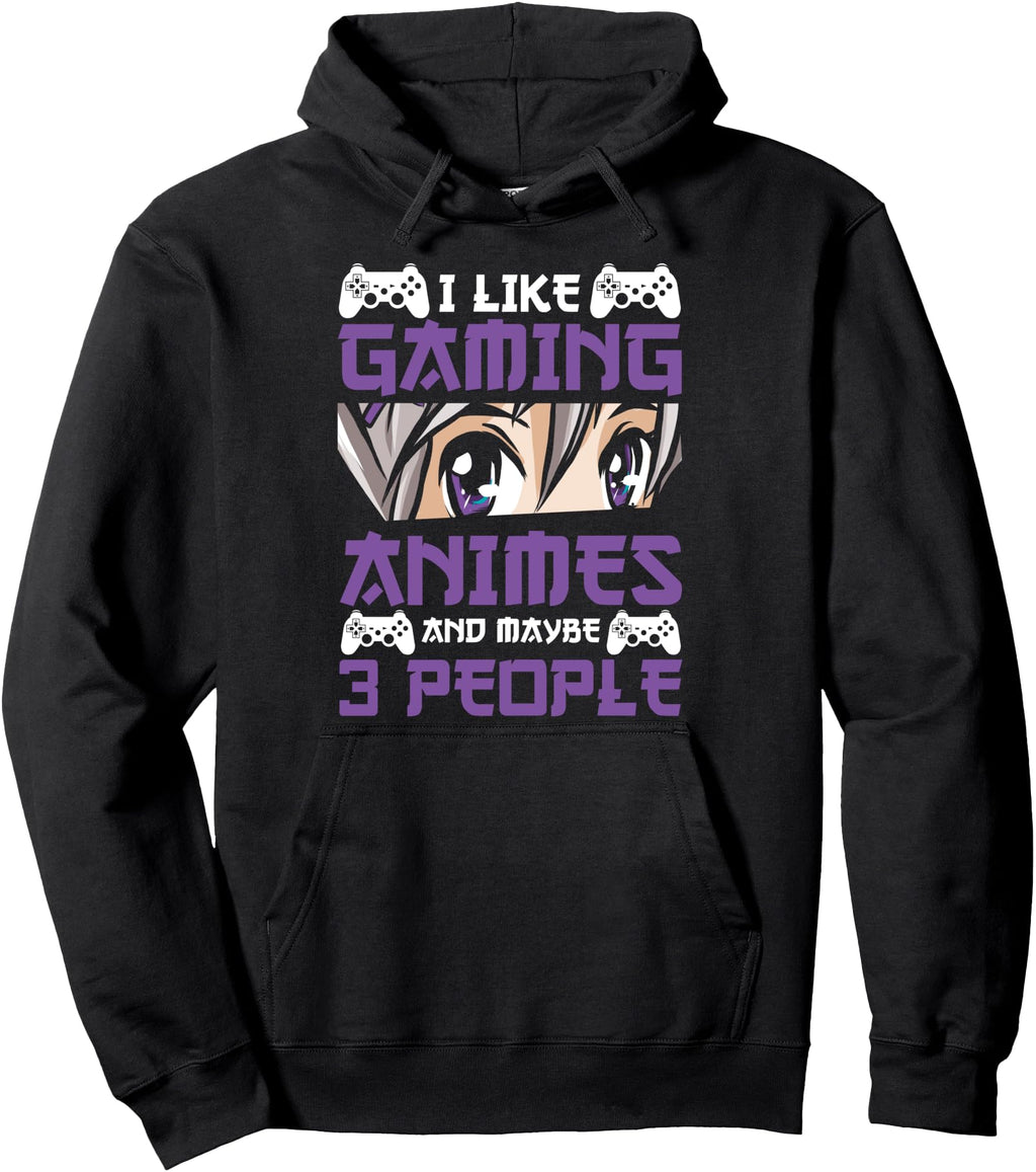 Handcrafted I Like Gaming Animes Sweatshirt - Aesthetic Graphic Unisex - T-Shirt, Sweatshirt, Hoodie