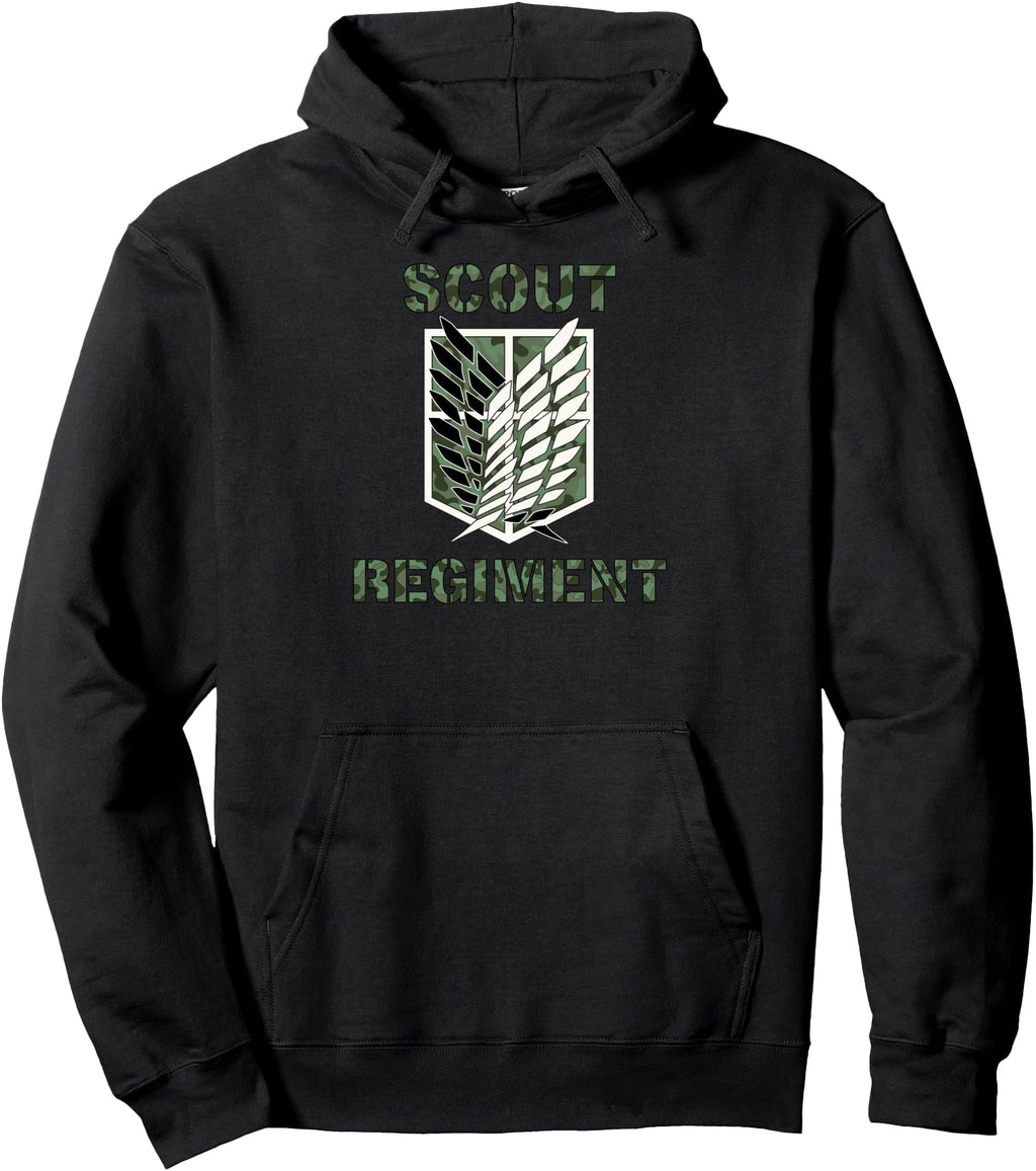 Attack Titan Season 2 Scout Regiment Hoodie - Minimalist Print Men Women - T-Shirt, Sweatshirt, Hoodie
