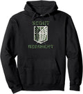 Attack Titan Season 2 Scout Regiment Hoodie - Minimalist Print Men Women - T-Shirt, Sweatshirt, Hoodie