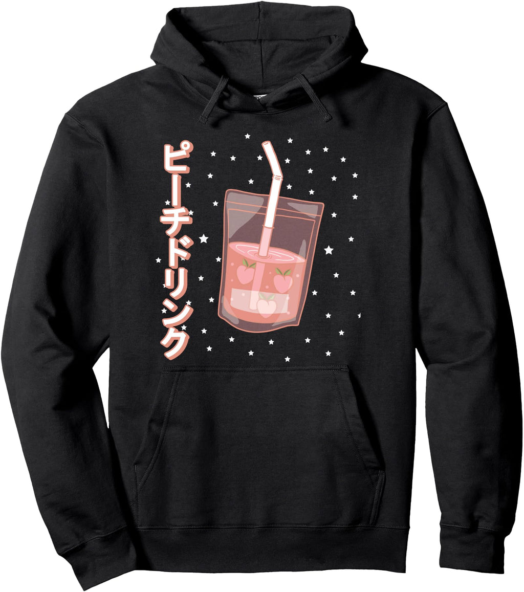 Original Kawaii Peach Tea Juice 90S Sweatshirt - Unique Graphic for Adults - T-Shirt, Sweatshirt, Hoodie