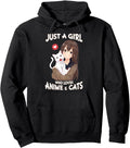 Original Just Who Loves Anime Cats T-Shirt - Streetwear Style for Adults - T-Shirt, Sweatshirt, Hoodie