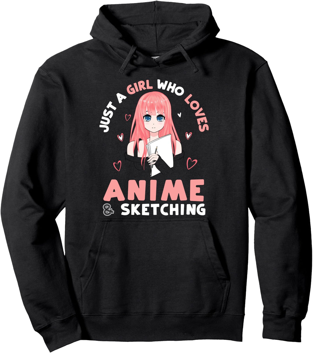 Original Anime And Sketching Just Who Hoodie - Streetwear Style Unisex - T-Shirt, Sweatshirt, Hoodie