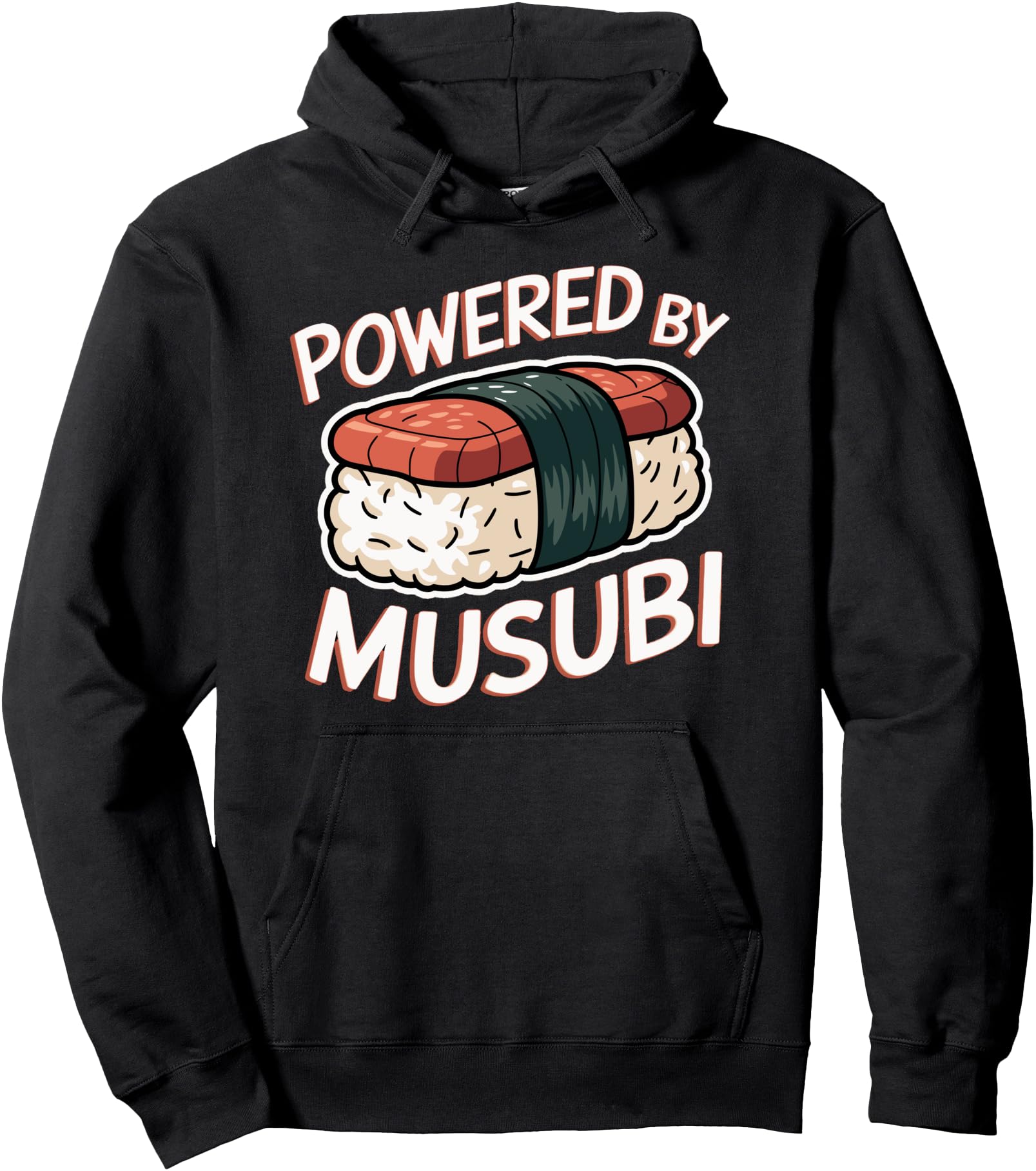Exclusive Powered Musubi Hawaiian Sweatshirt - Unique Graphic for Adults - T-Shirt, Sweatshirt, Hoodie