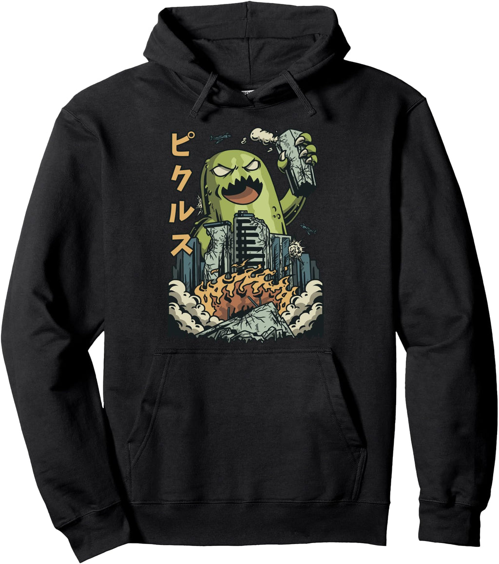 Handcrafted Japanese Killer Pickle T-Shirt - Minimalist Print Men Women - T-Shirt, Sweatshirt, Hoodie
