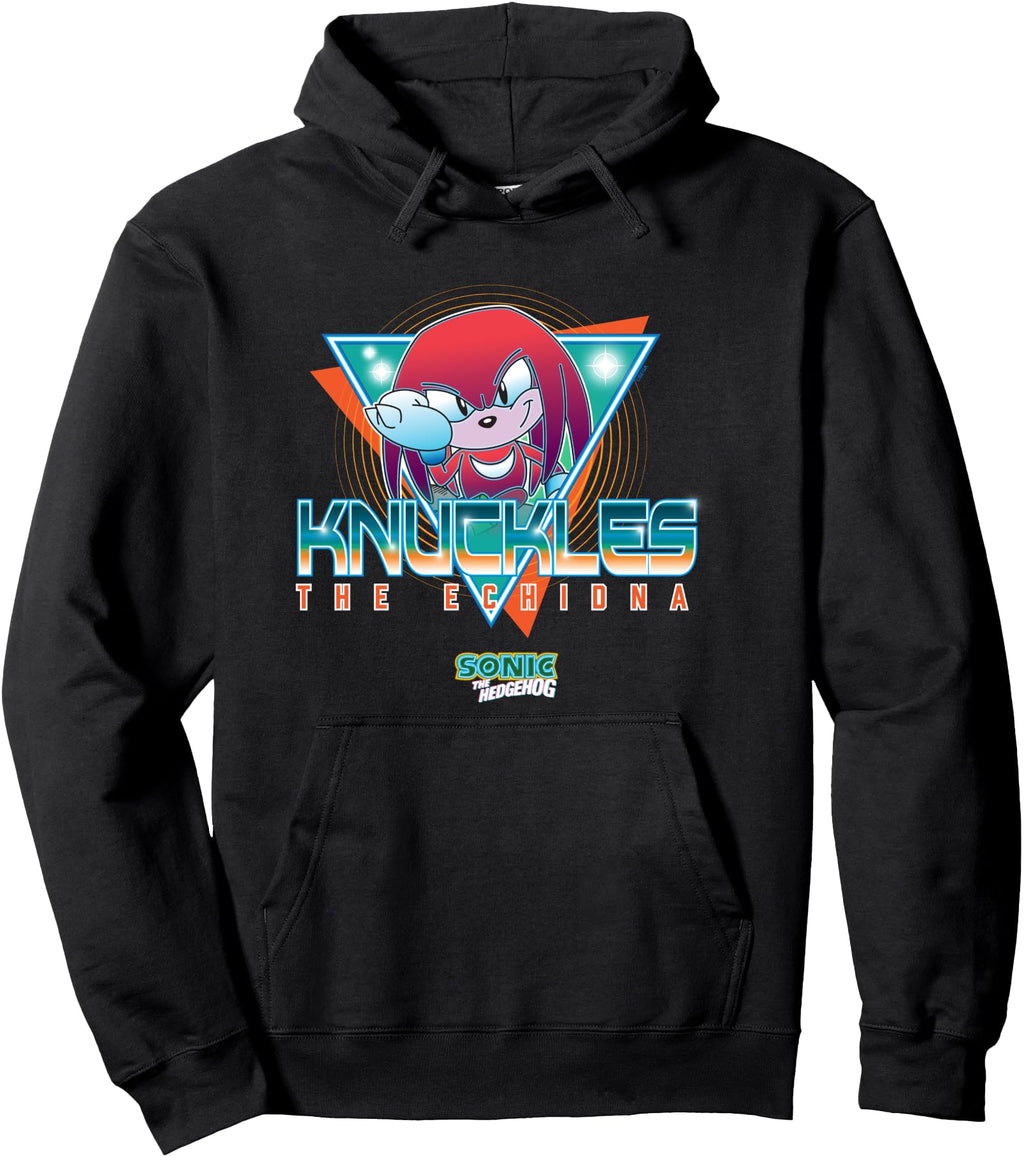 Sonic Hedgehog Knuckles Echidna Neon T-Shirt - Unique Graphic Men Women - T-Shirt, Sweatshirt, Hoodie