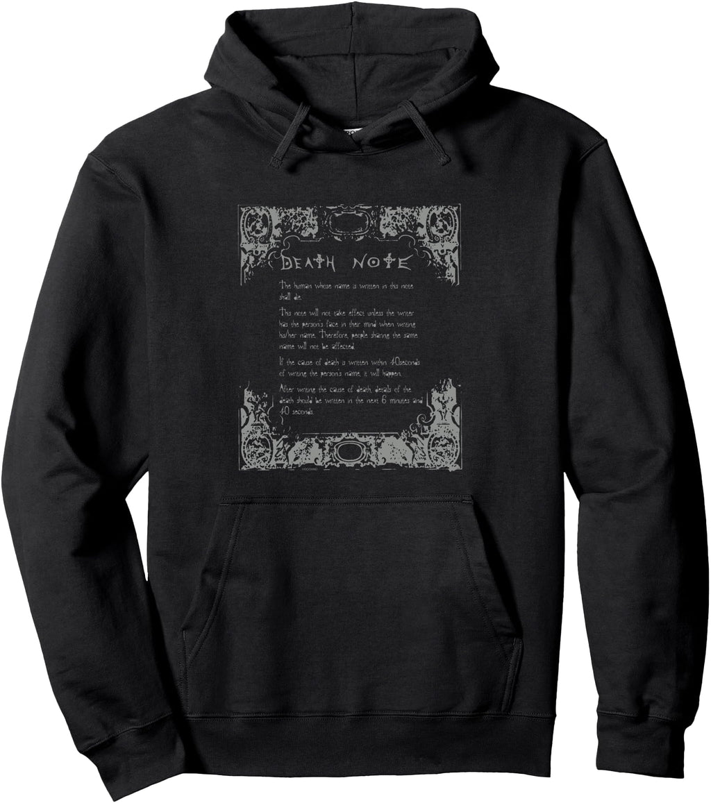 Handcrafted Death Note How To Use Sweatshirt - Minimalist Print Unisex - T-Shirt, Sweatshirt, Hoodie