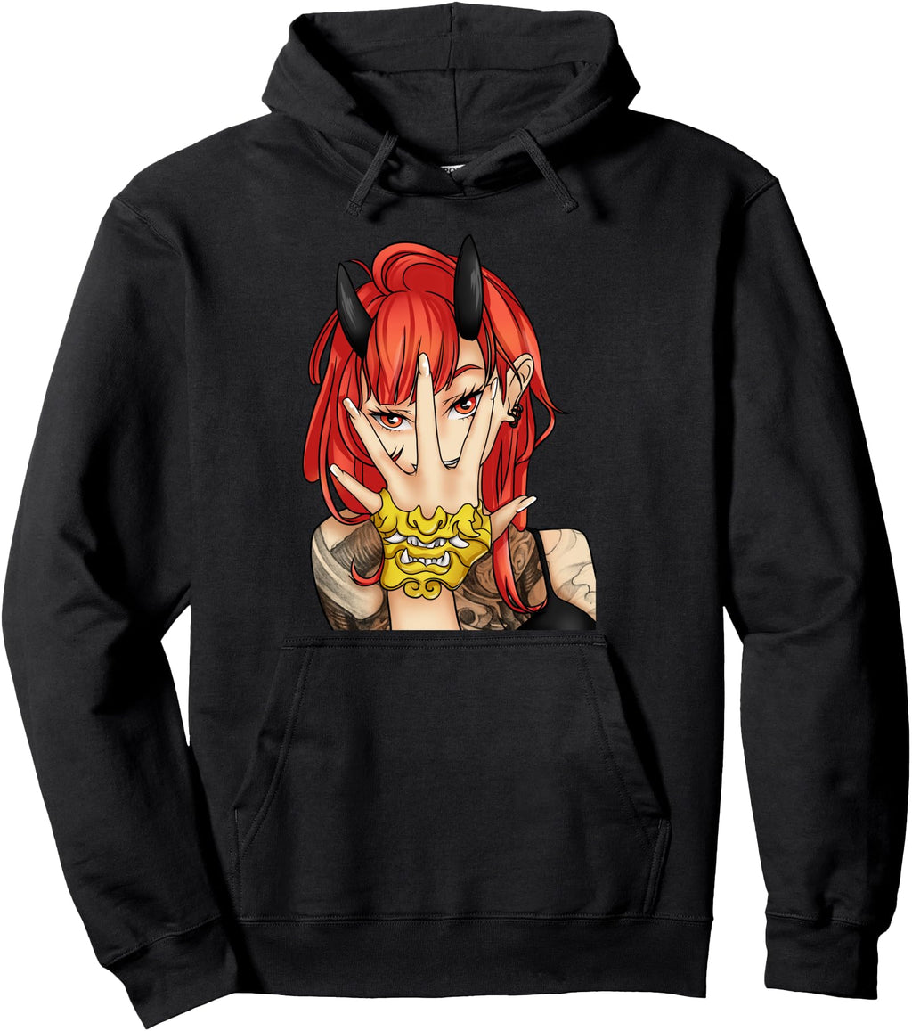 Handcrafted Oni Demon Japanese T-Shirt - Fun Novelty Design for Adults - T-Shirt, Sweatshirt, Hoodie