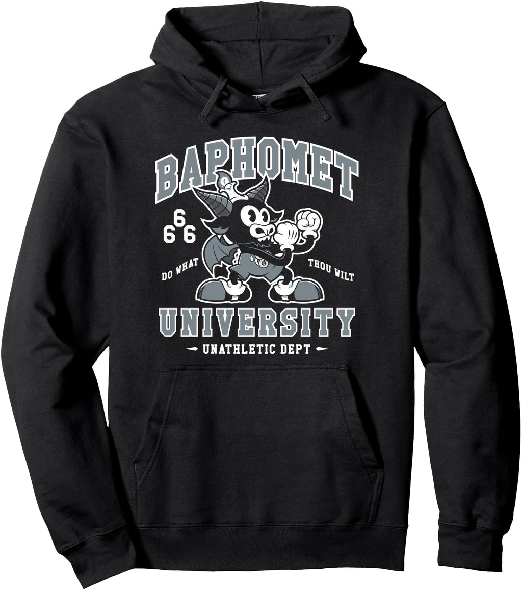 Handcrafted Baphomet University T-Shirt - Aesthetic Graphic for Adults - T-Shirt, Sweatshirt, Hoodie