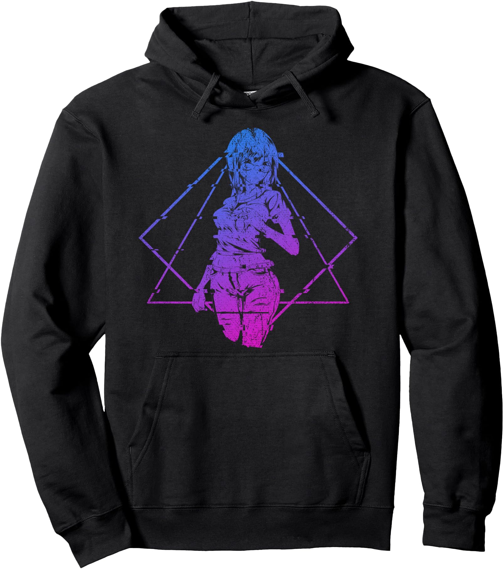 Original Glitch Japanese Manga Kawaii Hoodie - Streetwear Style Men Women - T-Shirt, Sweatshirt, Hoodie