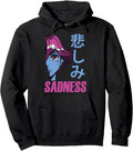 Original Sadness Anime Sad Japanese T-Shirt - Aesthetic Graphic Unisex - T-Shirt, Sweatshirt, Hoodie