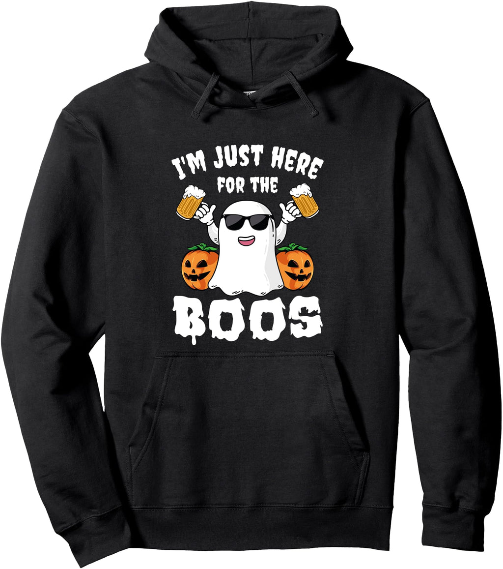 I M Just Here Boos Party Halloween Sweatshirt - Unique Graphic Unisex - T-Shirt, Sweatshirt, Hoodie