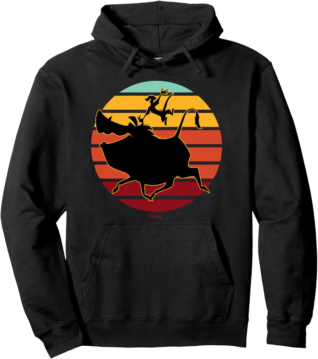 Lion King Timon And Pumbaa Shadow Hoodie - Streetwear Style Unisex - T-Shirt, Sweatshirt, Hoodie
