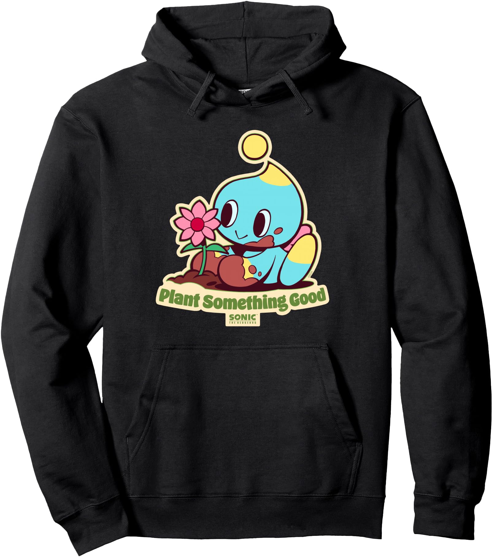 Original Sonic Hedgehog Plant Something Hoodie - Novelty Apparel Unisex - T-Shirt, Sweatshirt, Hoodie