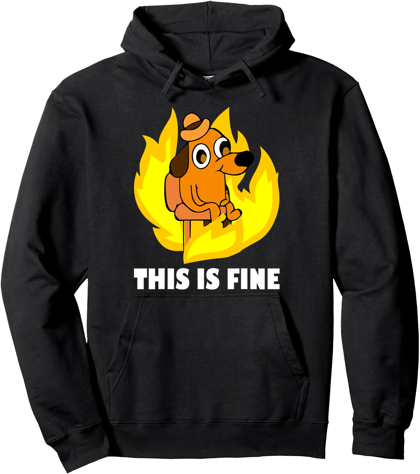 Authentic It S Fine I M Fine Hoodie - Aesthetic Graphic for Adults - T-Shirt, Sweatshirt, Hoodie