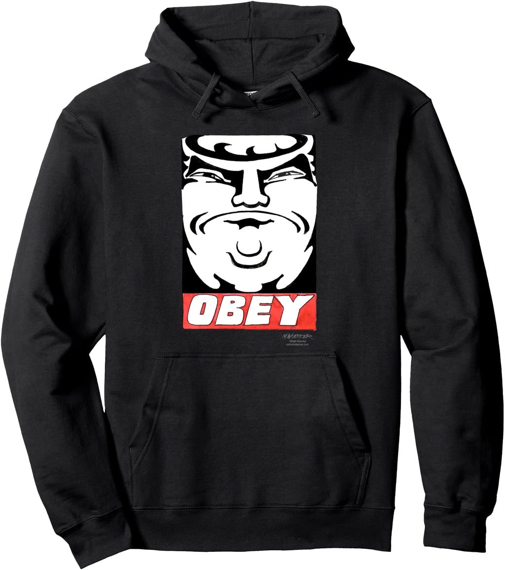 Handcrafted Matt Wuerker Obey Artist Hoodie - Trendy Graphic Men Women - T-Shirt, Sweatshirt, Hoodie