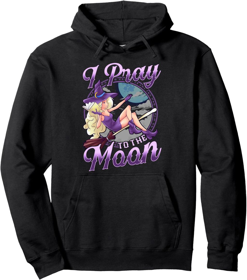 Original Halloween Witch I Pray To T-Shirt - Aesthetic Graphic for Adults - T-Shirt, Sweatshirt, Hoodie