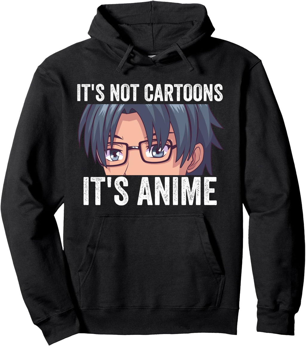 Teen Anime Weeb It S Not Cartoons It S Hoodie - Minimalist Print Unisex - T-Shirt, Sweatshirt, Hoodie