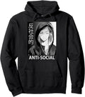 Anti Social Japanese Text Aesthetic T-Shirt - Trendy Graphic Men Women - T-Shirt, Sweatshirt, Hoodie