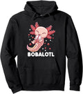 Axolotl Bobalotl Boba Tea Bubble T-Shirt - Casual Everyday Wear for Adults - T-Shirt, Sweatshirt, Hoodie